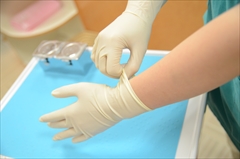 グローブの交換